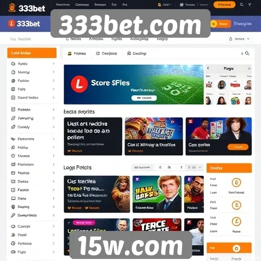Análise da interface do usuário do site 333bet